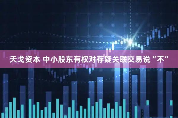 天戈资本 中小股东有权对存疑关联交易说“不”